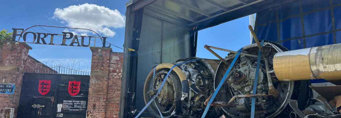 RAF Blackburn Beverley XB259 Parts Relocated to Cumbria